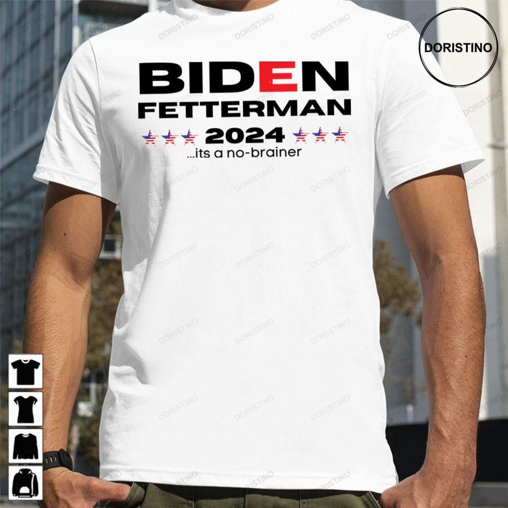 Biden Fetterman 2024 Nobrainer Limited Edition T-shirts